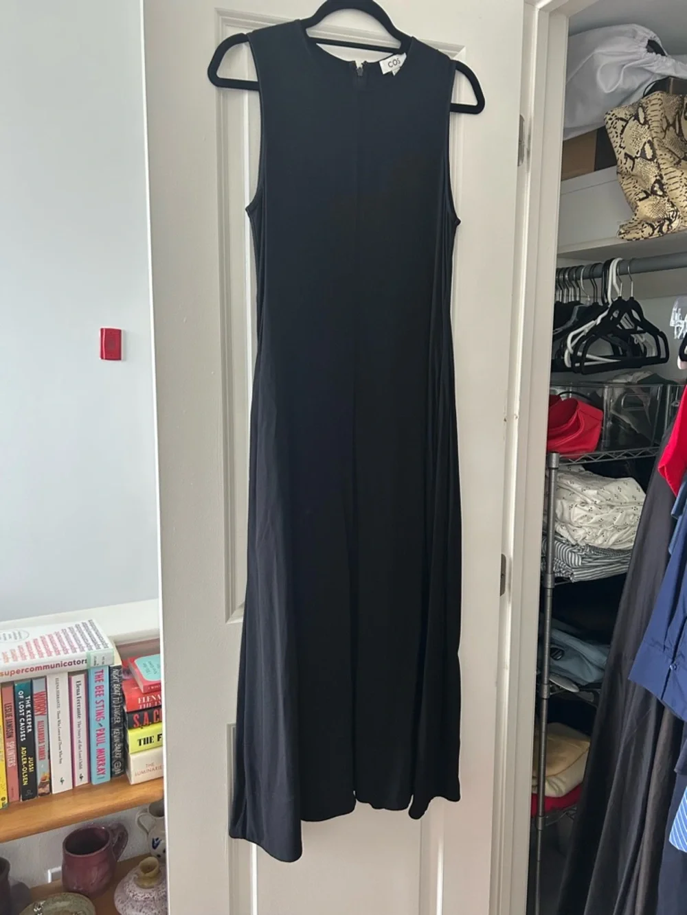 COS Black Sleeveless Maxi Dress, US6 - Picture 1 of 5